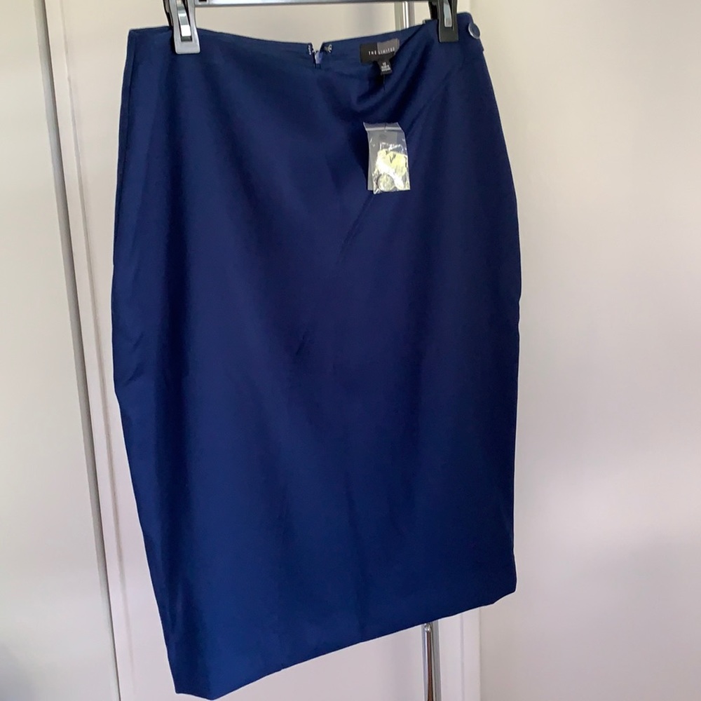 The Limited - blue high waist pencil skirt